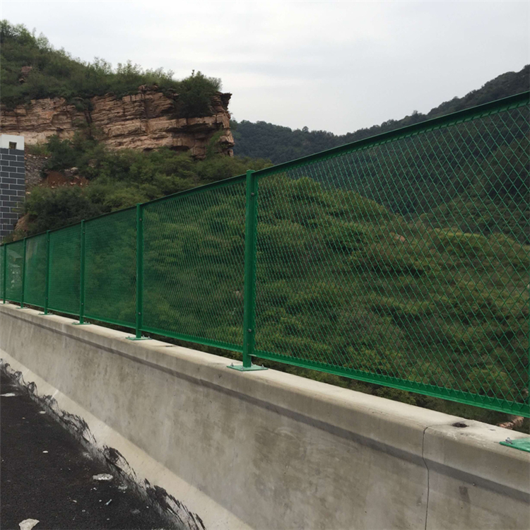 橋梁防拋網隔離柵圖片1