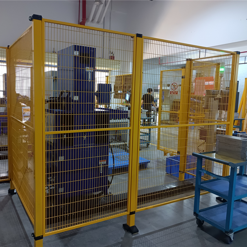 碼垛機器人安全隔離網圍欄圖片1 碼垛機器人安全隔離網圍欄圖片1